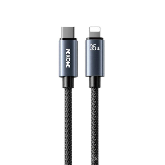 WK WDC-65 PD35W Type-C to 8 Pin Fast Charging Data Cable, Length: 1.2m(Black)