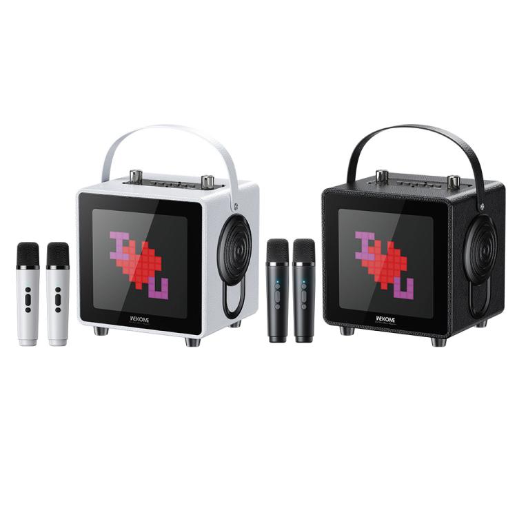 WK Beluga D22 Pixel Desktop Wireless Bluetooth Speaker(White) - Desktop Speaker by WK | Online Shopping UK | buy2fix