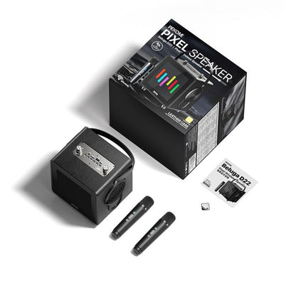 WK Beluga D22 Pixel Desktop Wireless Bluetooth Speaker(Black) - Desktop Speaker by WK | Online Shopping UK | buy2fix