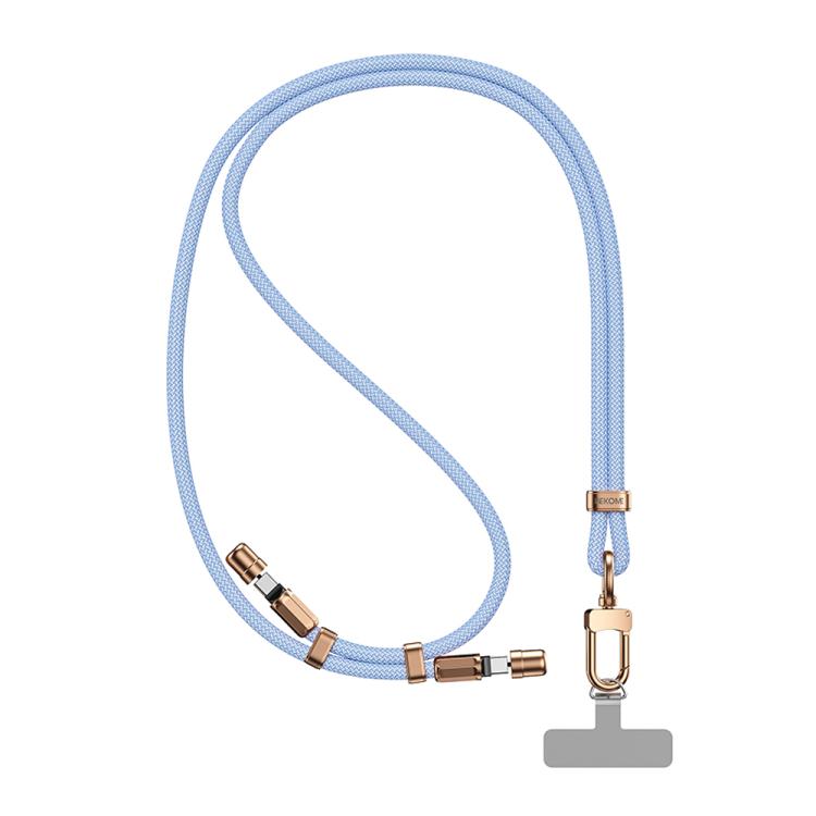 WK WDC-70 65W Type-C to Type-C Phone Lanyard Data Cable, Length: 1.6m(Blue) - USB-C & Type-C Cable by WK | Online Shopping UK | buy2fix