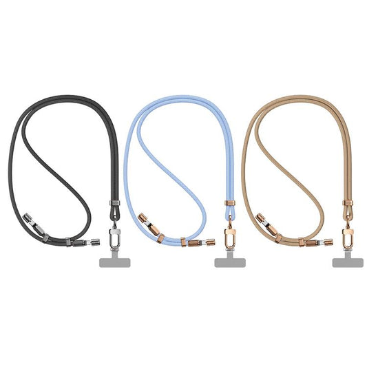 WK WDC-70 65W Type-C to Type-C Phone Lanyard Data Cable, Length: 1.6m(Blue) - USB-C & Type-C Cable by WK | Online Shopping UK | buy2fix