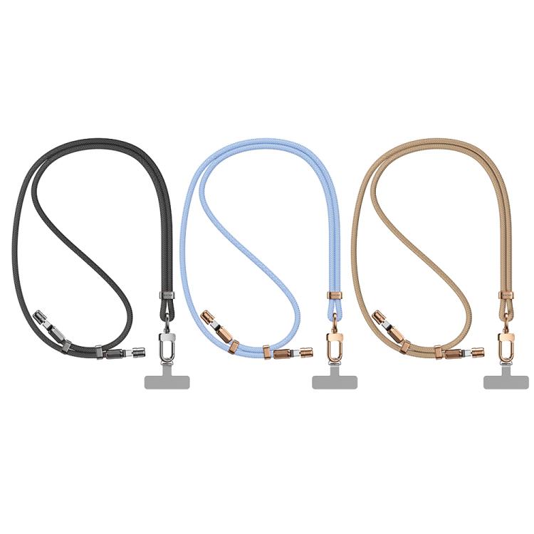 WK WDC-70 65W Type-C to Type-C Phone Lanyard Data Cable, Length: 1.6m(Beige) - USB-C & Type-C Cable by WK | Online Shopping UK | buy2fix