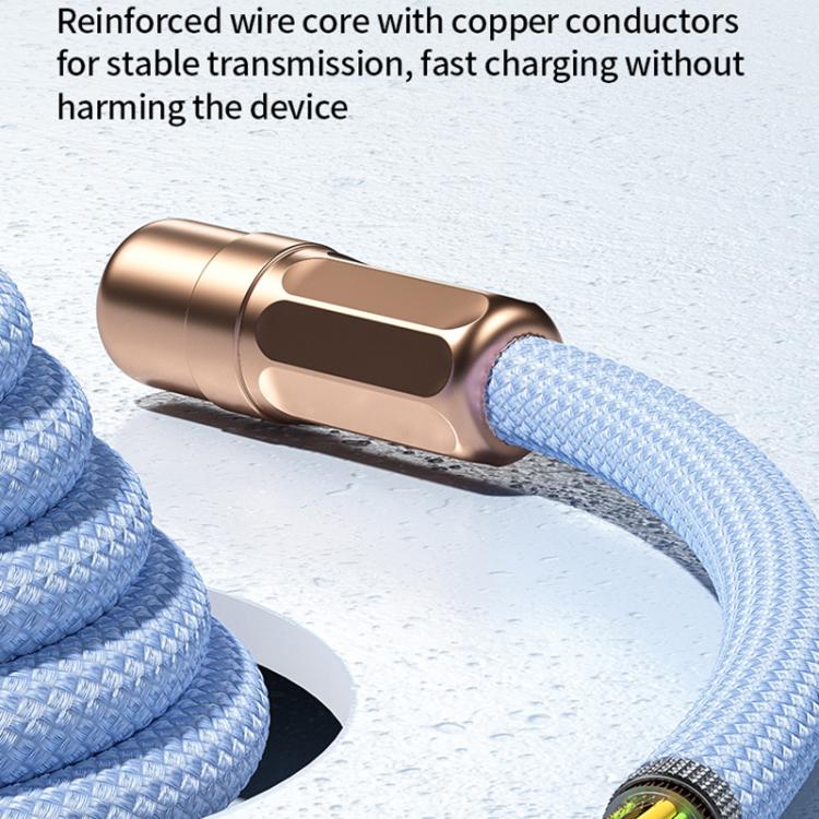 WK WDC-70 65W Type-C to Type-C Phone Lanyard Data Cable, Length: 1.6m(Beige) - USB-C & Type-C Cable by WK | Online Shopping UK | buy2fix