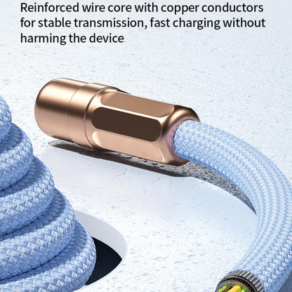 WK WDC-70 65W Type-C to Type-C Phone Lanyard Data Cable, Length: 1.6m(Beige) - USB-C & Type-C Cable by WK | Online Shopping UK | buy2fix