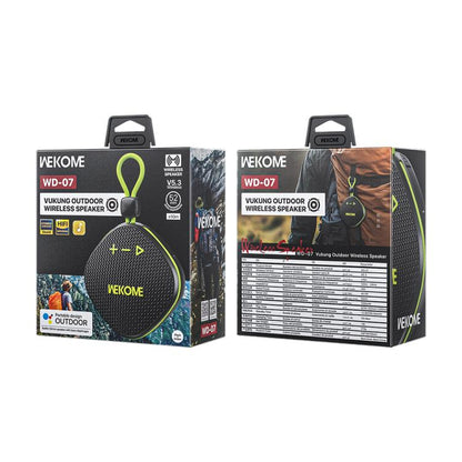 WK WD-07 Outdoor Wireless Bluetooth Speaker(Green) - Desktop Speaker by WK | Online Shopping UK | buy2fix