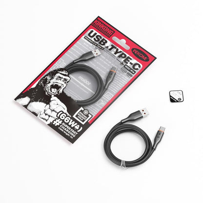 WK WDC-91a 66W USB to Type-C Silicone Data Cable, Length: 1m(White) - USB-C & Type-C Cable by WK | Online Shopping UK | buy2fix