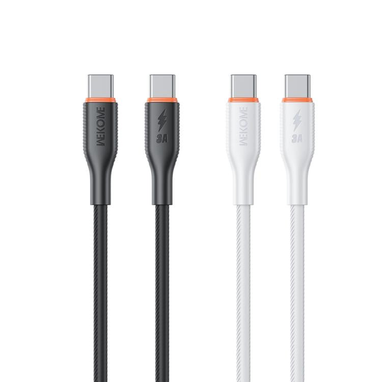 WK WDC-93 65W Type-C to Type-C Silicone Data Cable, Length: 1.2m(White) - USB-C & Type-C Cable by WK | Online Shopping UK | buy2fix