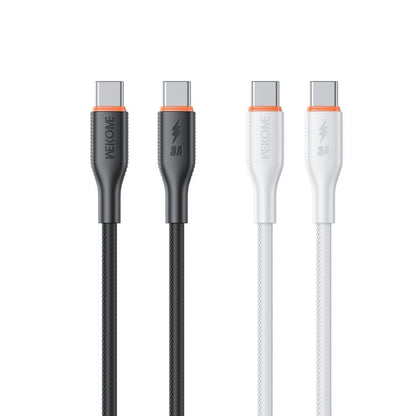 WK WDC-93 65W Type-C to Type-C Silicone Data Cable, Length: 1.2m(Black) - USB-C & Type-C Cable by WK | Online Shopping UK | buy2fix