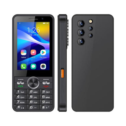 UNIWA XS24 Keypad Phone, 2GB+16GB, 3.5 inch Android 8.1 Mediatek MT6737M Quad Core, Flashlights, Network: 4G, Support Google Store, Plug:US Plug(Black) - Others by UNIWA | Online Shopping UK | buy2fix