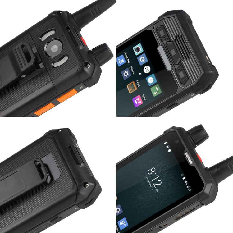 UNIWA P2 Plus UHF Walkie-Talkie Rugged Phone, 3GB+32GB, 4.0 inch Android 9.0 Mediatek MT6762 Octa Core, Network: 4G, NFC, Plug:UK Plug(Black) - UNIWA by UNIWA | Online Shopping UK | buy2fix