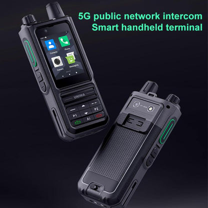 UNIWA NR120 PoC Walkie-Talkie Rugged Phone, 3GB+32GB, 2.4 inch Android 13 Unisoc T158 Octa Core, Network: 5G, NFC, SOS, Plug:EU Plug(Black) - UNIWA by UNIWA | Online Shopping UK | buy2fix