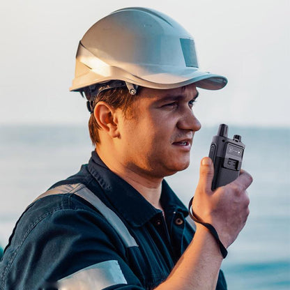 UNIWA NR120 PoC Walkie-Talkie Rugged Phone, 3GB+32GB, 2.4 inch Android 13 Unisoc T158 Octa Core, Network: 5G, NFC, SOS, Plug:EU Plug(Black) - UNIWA by UNIWA | Online Shopping UK | buy2fix