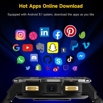 UNIWA DM300 4G Android Watch Phone, 2GB+16GB, 1.43 inc Unisoc SL8541E Quad Core, Support Heart Rate / Blood Oxygen(Black) - Smart Watches by UNIWA | Online Shopping UK | buy2fix