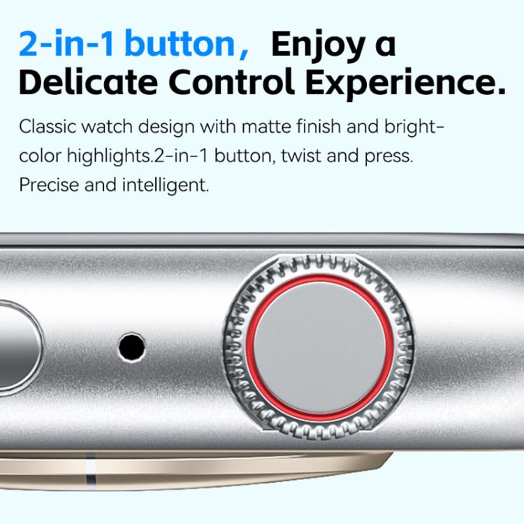 WK WH-08 Dreamer S Smart Watch, 2.01 inch Screen, Support BT Call(White) - Smart Watches by WK | Online Shopping UK | buy2fix