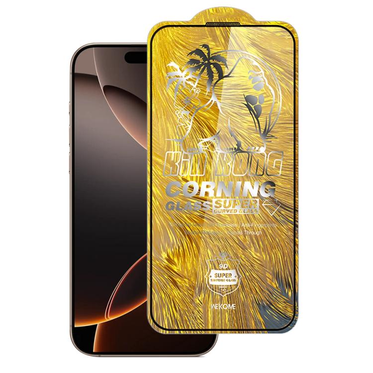 For iPhone 16 Pro Max WK WTP-102 Jungle Series Kinkong Corning 9D Curved HD Tempered Glass Film - iPhone 16 Pro Max Tempered Glass by WK | Online Shopping UK | buy2fix