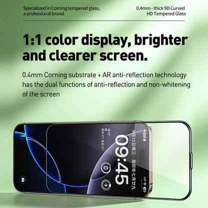 For iPhone 16 Plus / 15 Plus WK WTP-102 Jungle Series Kinkong Corning 9D Curved HD Tempered Glass Film - iPhone 16 Plus Tempered Glass by WK | Online Shopping UK | buy2fix