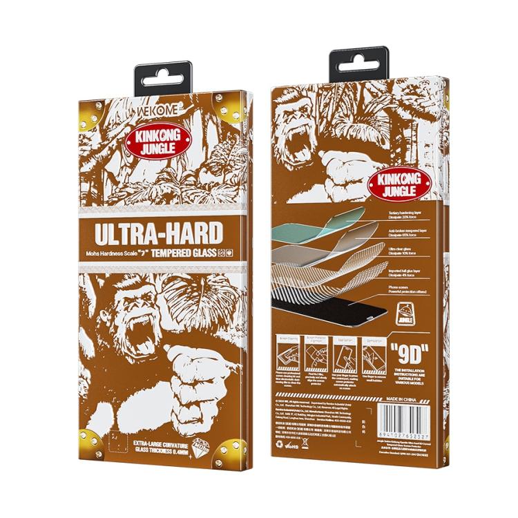 For iPhone 16 Pro WK WTP-103 Jungle Series Kinkong Kyanite Ultra-hard 9D Curved HD Aluminum Glass Film - iPhone 16 Pro Tempered Glass by WK | Online Shopping UK | buy2fix