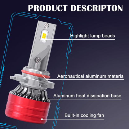 H11 2pcs 25W 2500lm 6000K Car LED Headlight Bulb - LED Headlamps by buy2fix | Online Shopping UK | buy2fix