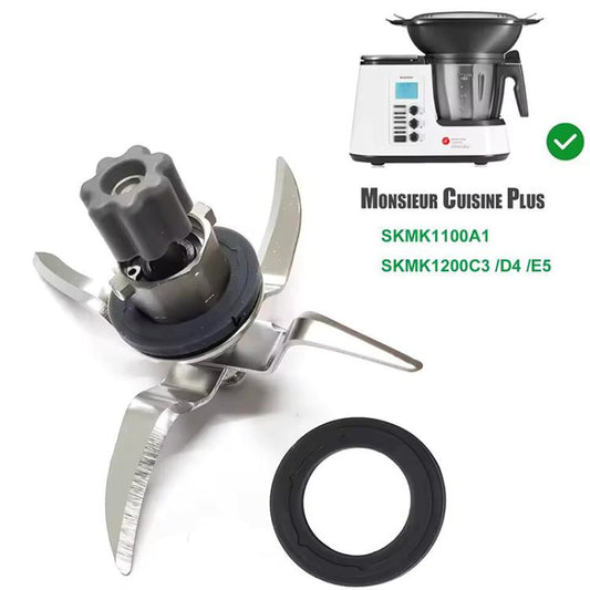 For Monsieur Cuisine Connect Stainless Steel Blender Blade(Silver) - Food Disposer Parts by buy2fix | Online Shopping UK | buy2fix