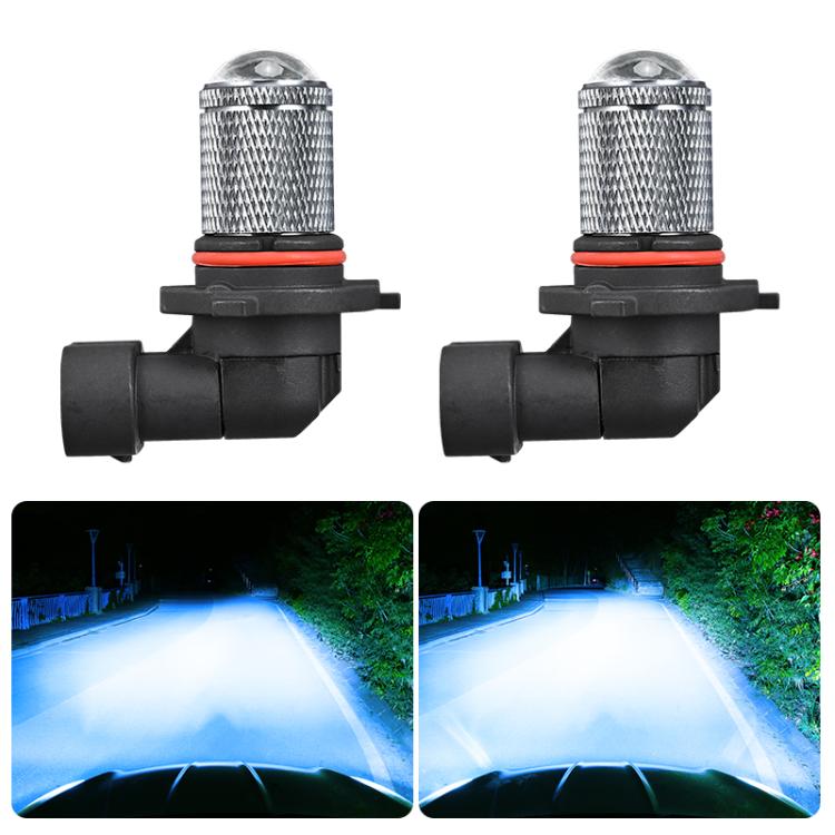 9005 Pair 8.5W 12-60V Car Lens Fog Light Bulb(Ice Blue Light) - Fog / Driving Lights by buy2fix | Online Shopping UK | buy2fix