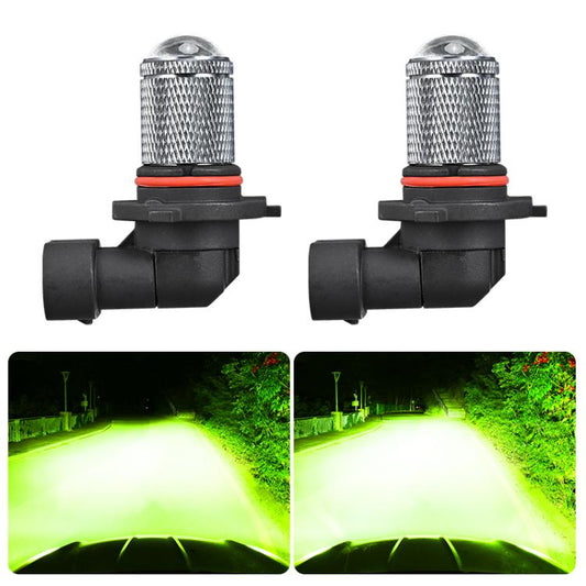 9006 Pair 8.5W 12-60V Car Lens Fog Light Bulb(Lime Light) - Fog / Driving Lights by buy2fix | Online Shopping UK | buy2fix