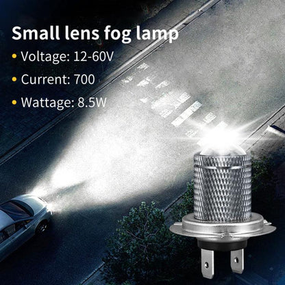 H7 Pair 8.5W 12-60V Car Lens Fog Light Bulb(White Light) - Fog / Driving Lights by buy2fix | Online Shopping UK | buy2fix