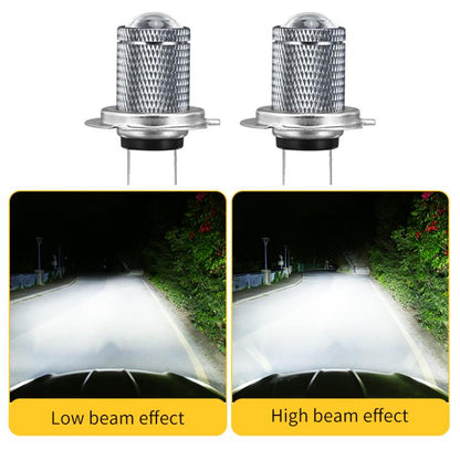 H7 Pair 8.5W 12-60V Car Lens Fog Light Bulb(Gold Light) - Fog / Driving Lights by buy2fix | Online Shopping UK | buy2fix