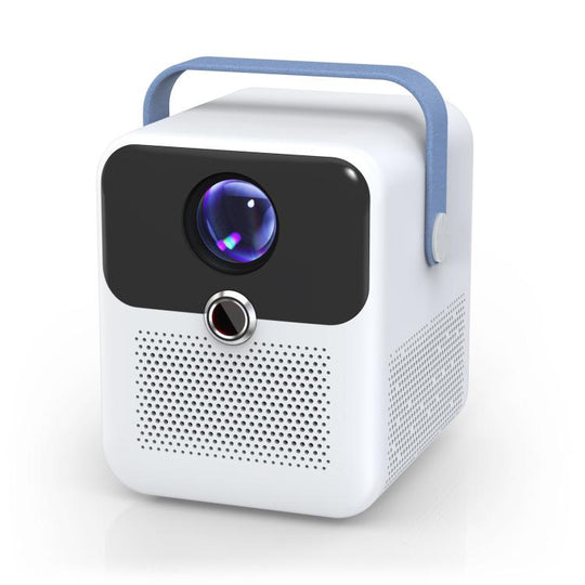 CYS2 Portable HD Android Projector Smart Home Theater, 1GB+8GB, Amlogic T950s, Specification:EU Plug(White Blue)