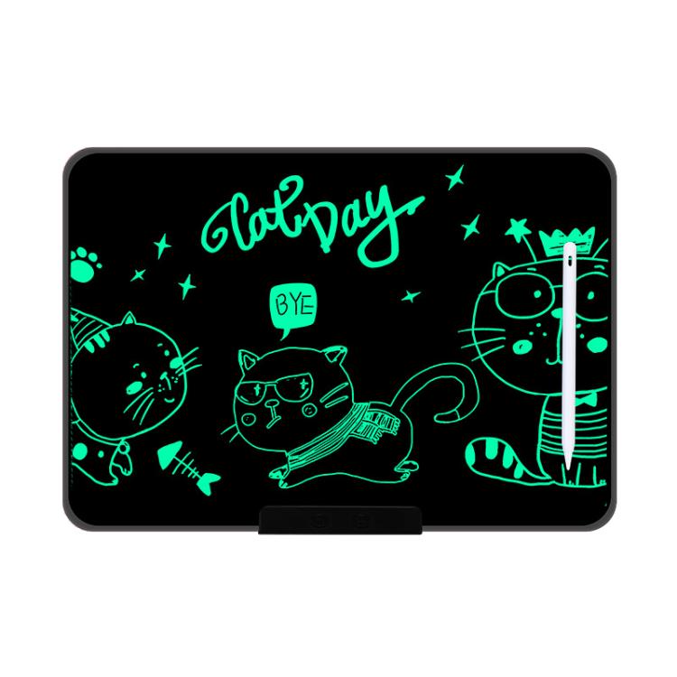 Rechargeable Children Graffiti LCD Drawing Board, Style:16 inch Black / Green Writing -  by buy2fix | Online Shopping UK | buy2fix