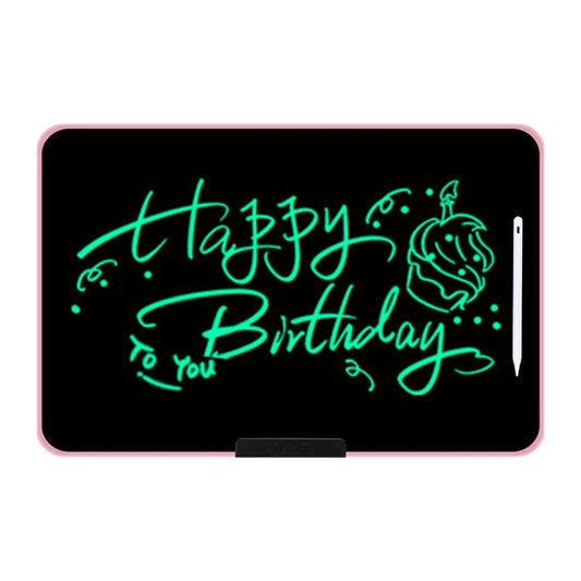 Rechargeable Children Graffiti LCD Drawing Board, Style:21 inch Pink / Green Writing -  by buy2fix | Online Shopping UK | buy2fix