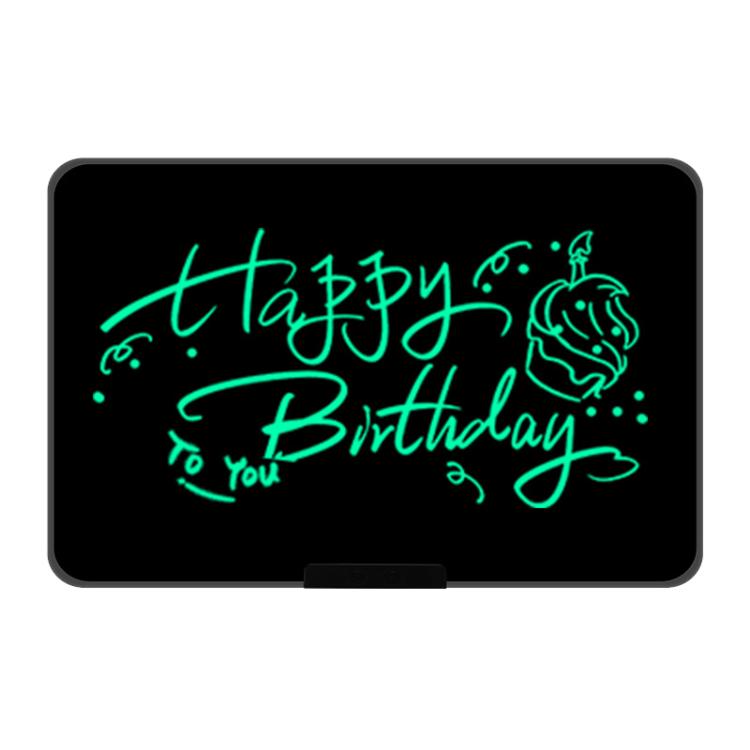 Rechargeable Children Graffiti LCD Drawing Board, Style:21 inch Black / Green Writing -  by buy2fix | Online Shopping UK | buy2fix