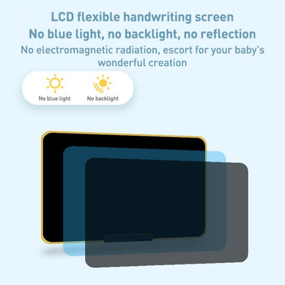 Rechargeable Children Graffiti LCD Drawing Board, Style:21 inch Black / Color Writing -  by buy2fix | Online Shopping UK | buy2fix