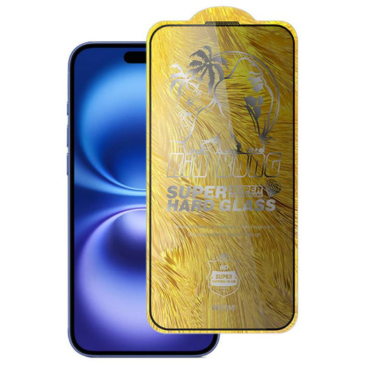 For iPhone 16 / 15 WK WTP-104 Jungle Series Kinkong Kyanite Ultra-hard 9D Curved Privacy Aluminum Glass Film - iPhone 16 Tempered Glass by WK | Online Shopping UK | buy2fix