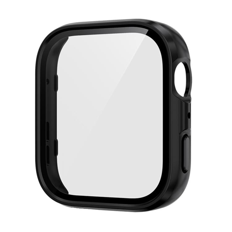 For Huawei Watch Fit 4 Tempered Film Integrated PC Watch Protective Case(Black) - Watch Cases by buy2fix | Online Shopping UK | buy2fix