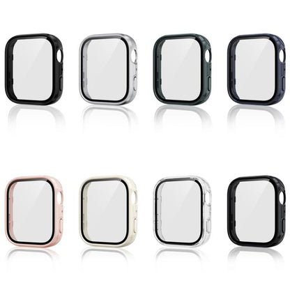 For Huawei Watch Fit 4 Tempered Film Integrated PC Watch Protective Case(Ivory White) - Watch Cases by buy2fix | Online Shopping UK | buy2fix