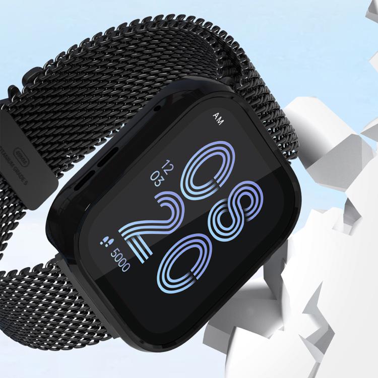 For Huawei Watch Fit 4 Pro Tempered Film Integrated PC Watch Protective Case(Midnight Blue) - Watch Cases by buy2fix | Online Shopping UK | buy2fix