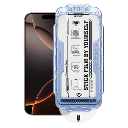 For iPhone 16 Pro WK WTP-115 Easy Install 6D Curved Ultra-Fine Edge HD Tempered Glass Film - iPhone 16 Pro Tempered Glass by WK | Online Shopping UK | buy2fix