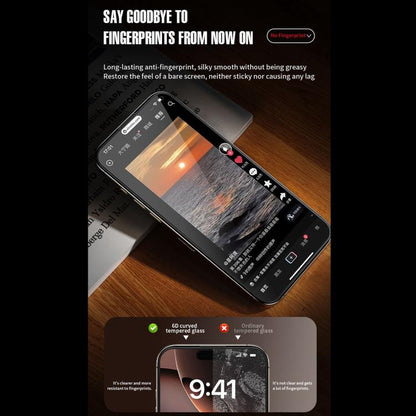 For iPhone 14 / 13 / 13 Pro WK WTP-116 Easy Install 6D Curved Ultra-Fine Edge Privacy Tempered Glass Film - iPhone 14 Tempered Glass by WK | Online Shopping UK | buy2fix