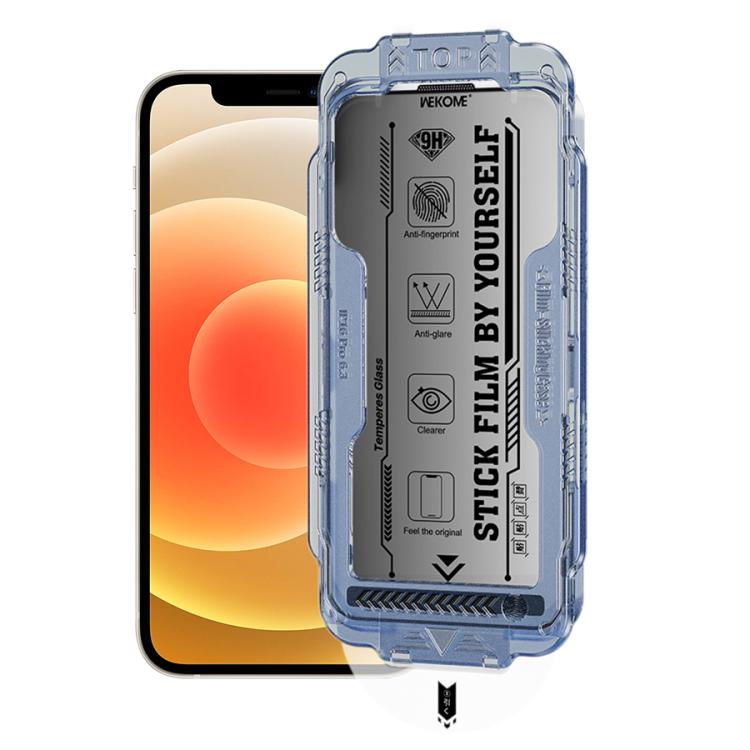 For iPhone 12 / 12 Pro WK WTP-116 Easy Install 6D Curved Ultra-Fine Edge Privacy Tempered Glass Film - iPhone 12 / 12 Pro Tempered Glass by WK | Online Shopping UK | buy2fix