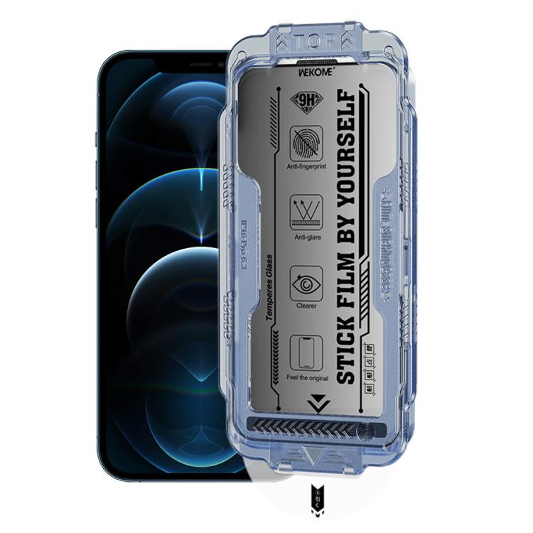 For iPhone 12 Pro Max WK WTP-116 Easy Install 6D Curved Ultra-Fine Edge Privacy Tempered Glass Film - iPhone 12 Pro Max Tempered Glass by WK | Online Shopping UK | buy2fix