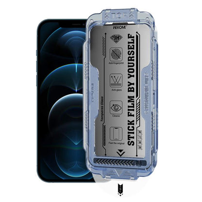 For iPhone 12 Pro Max WK WTP-116 Easy Install 6D Curved Ultra-Fine Edge Privacy Tempered Glass Film - iPhone 12 Pro Max Tempered Glass by WK | Online Shopping UK | buy2fix