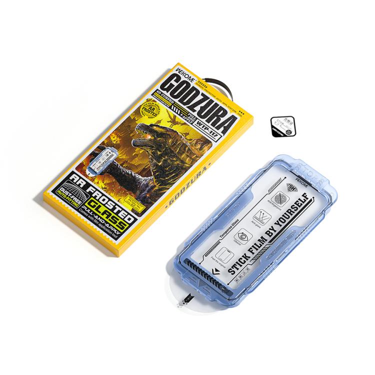 For iPhone 16 Pro Max WK WTP-117 Easy Install 6D Curved Ultra-Fine Edge AR Frosted Tempered Glass Film - iPhone 16 Pro Max Tempered Glass by WK | Online Shopping UK | buy2fix