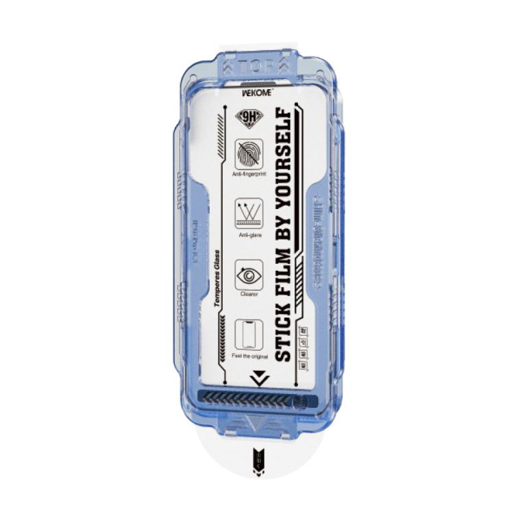 For iPhone 16 / 15 WK WTP-117 Easy Install 6D Curved Ultra-Fine Edge AR Frosted Tempered Glass Film - iPhone 16 Tempered Glass by WK | Online Shopping UK | buy2fix