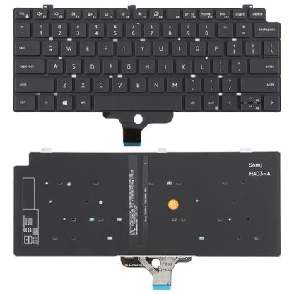 US Version Backlit Laptop Keyboard for Dell LATITUDE P33S 13-7300 7310(Black) - Replacement Keyboards by buy2fix | Online Shopping UK | buy2fix