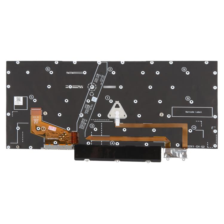 US Version Backlit Laptop Keyboard for Lenovo Thinkpad X1 YOGA 6TH 2021(Gray) - Replacement Keyboards by buy2fix | Online Shopping UK | buy2fix