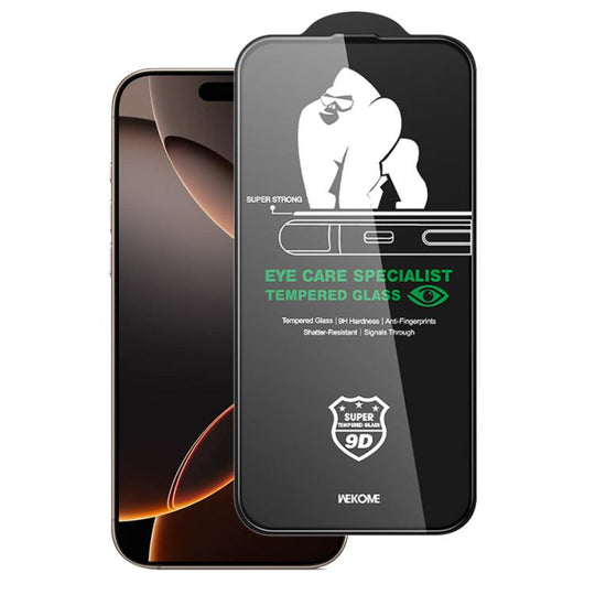 For iPhone 16 Pro WK WTP-126 Vacha Series KinKong Light-Filtering Ultra- Clear Tempered Glass Film