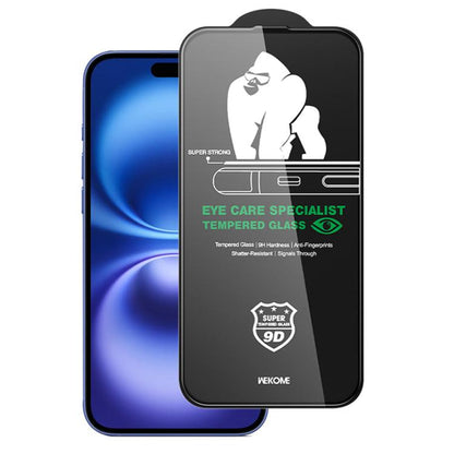 For iPhone 16 / 15 WK WTP-126 Vacha Series KinKong Light-Filtering Ultra- Clear Tempered Glass Film - iPhone 16 Tempered Glass by WK | Online Shopping UK | buy2fix