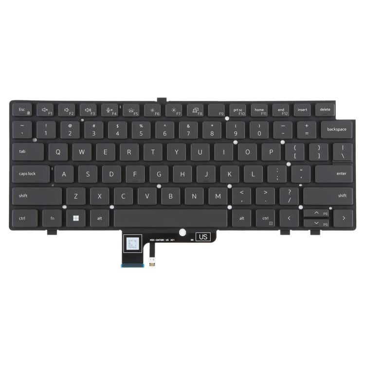 US Version Backlit Laptop Keyboard for Dell Latitude 7340 7440 7640(Black) - Replacement Keyboards by buy2fix | Online Shopping UK | buy2fix