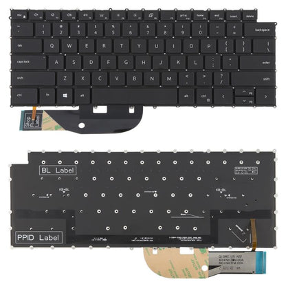 US Version Backlit Laptop Keyboard for Dell XPS 15 9510 9520 9700 9500 Precision 5560 5760 5750 5550 XPS 17 9700 9720 P91F P92F(Black) - Replacement Keyboards by buy2fix | Online Shopping UK | buy2fix