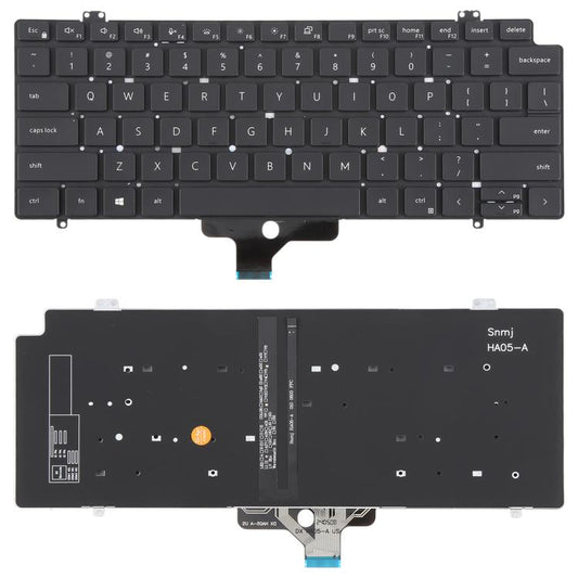 US Version Backlit Laptop Keyboard for Dell Latitude 7410 7410 2in1 P131G P119G(Black) - Replacement Keyboards by buy2fix | Online Shopping UK | buy2fix